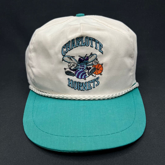 Vintage Charlotte Hornets NBA Snapback Hat Ghost Tag