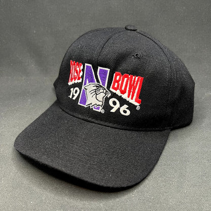 Vintage 1996 Rose Bowl Northwestern Wildcats Snapback Hat Korea