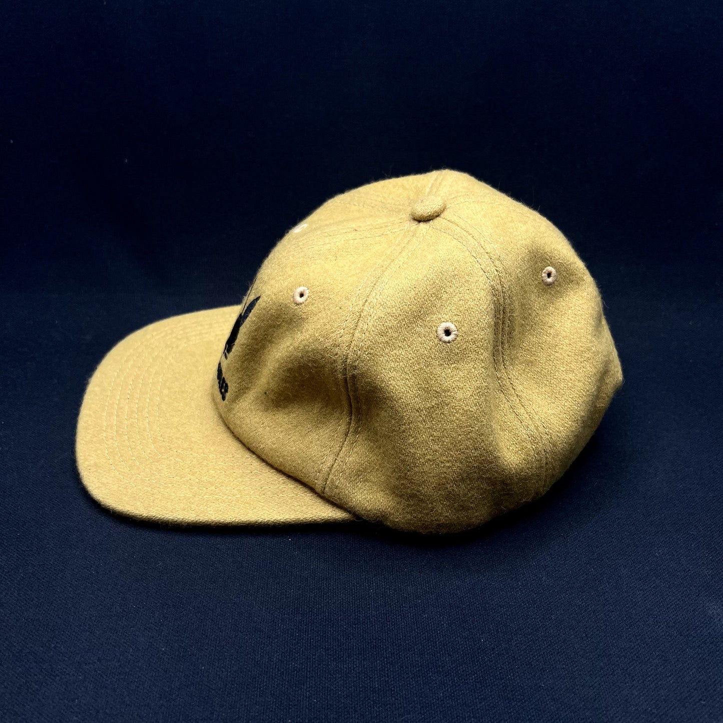 PLEASURES x Playboy Bunny Wool Strapback Hat Mustard 2021 Leather Strap