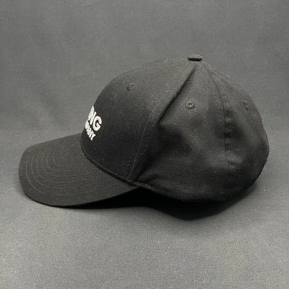 The Boring Company Strapback Hat Black Elon Musk Logo Cap