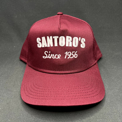 Vintage Santoro’s Since 1956 Snapback Hat Burgundy Otto Cap