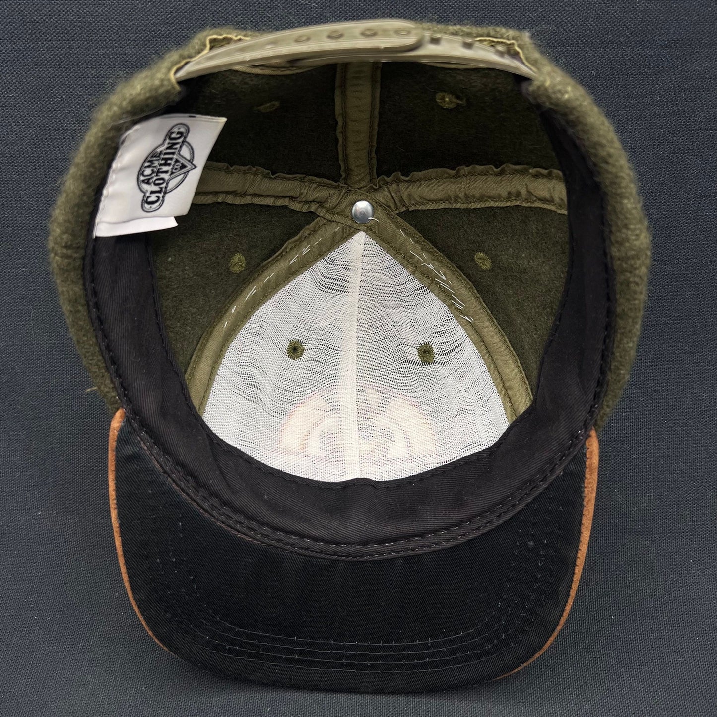Vintage 1991 Taz Harley-Davidson Hat Acme Clothing Wool Suede USA