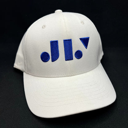 Just Like You Films White Blue Snapback Flexfit NU Hat