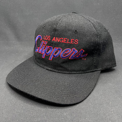 Vintage LA Clippers Sports Specialties Script Snapback Hat NBA