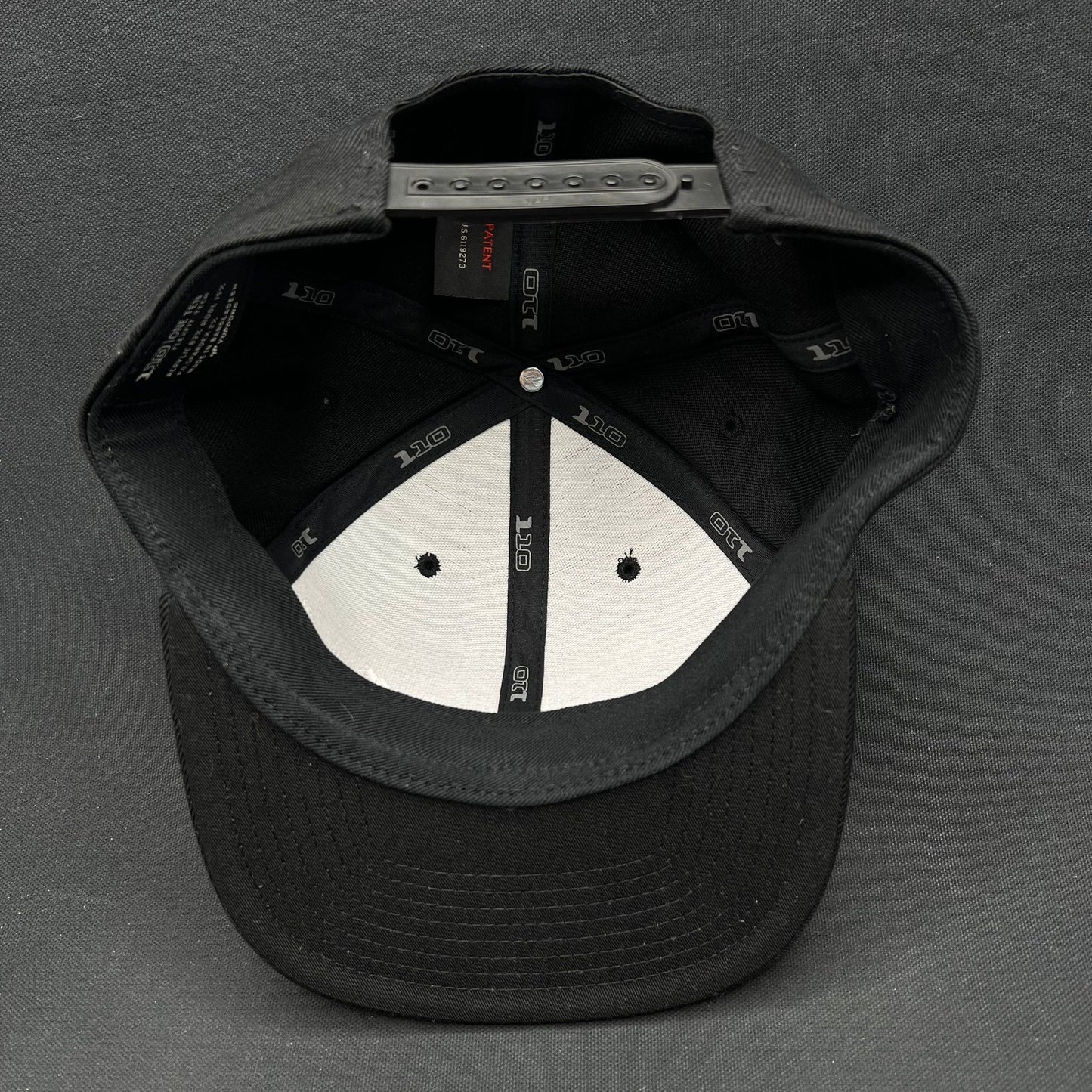 Kenichi Fishing Flexfit 110 Snapback Hat Black Yupoong NWT