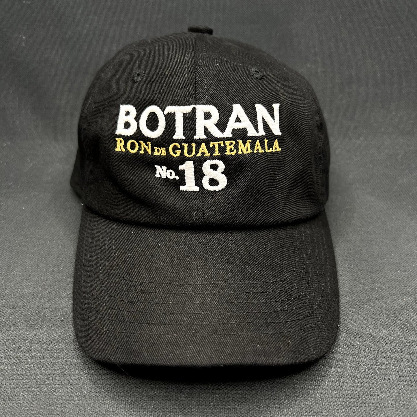 Botran Ron De Guatemala No 18 Strapback Hat Black Rum Distillery Cap