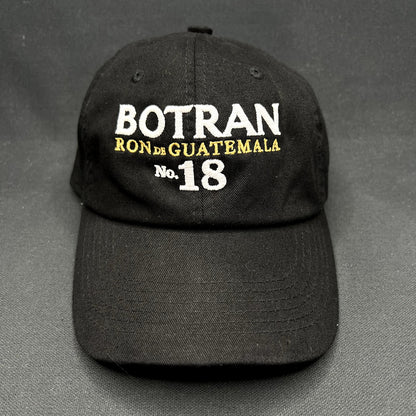 Botran Ron De Guatemala No 18 Strapback Hat Black Rum Distillery Cap