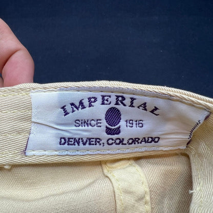 Vintage Rivers Edge Golf Strapback Hat Imperial Denver CO