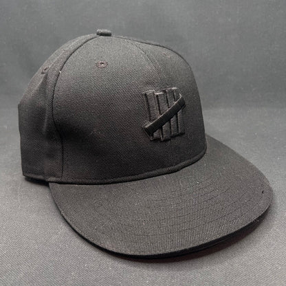 Undefeated 5 Strike Logo New Era 59FIFTY Fitted Hat Black M/L