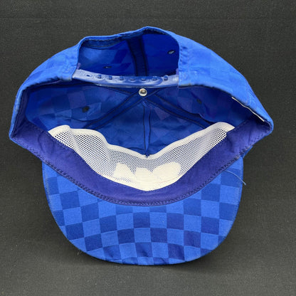 Vintage CAA Championships Snapback Hat USA Made Checkered