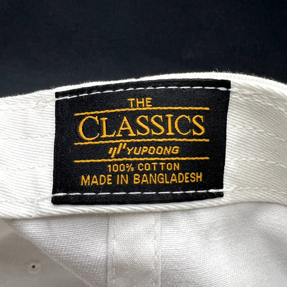 ALBA Palm Beach Strapback Hat White Yupoong Adjustable Cap
