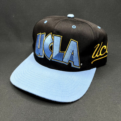 Vintage UCLA Bruins Script Snapback Hat Twins Enterprise Made in Macau
