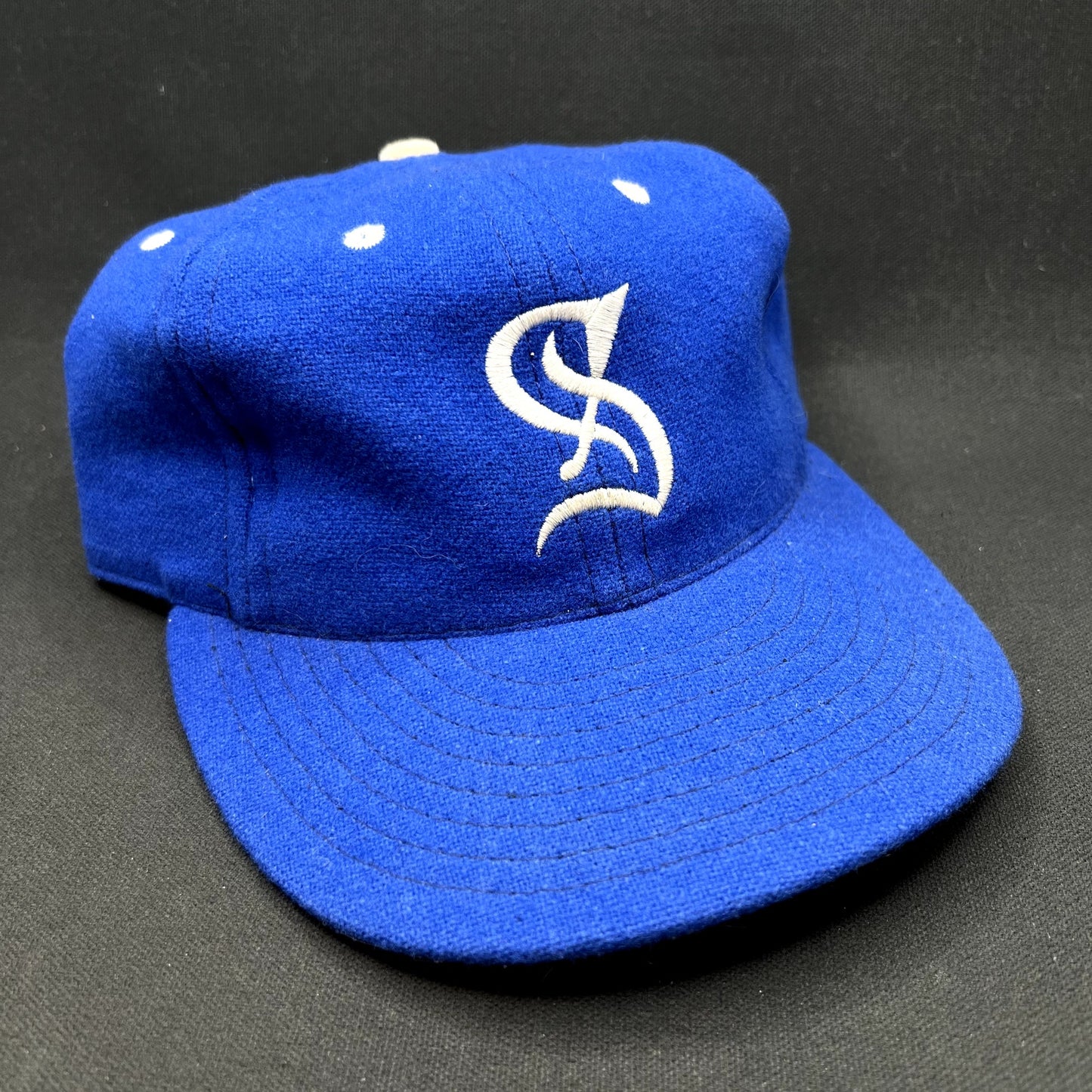 Santurce Cangrejeros Ebbets Field Flannels Strapback Hat Blue Made USAs