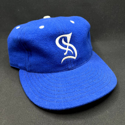 Santurce Cangrejeros Ebbets Field Flannels Strapback Hat Blue Made USAs