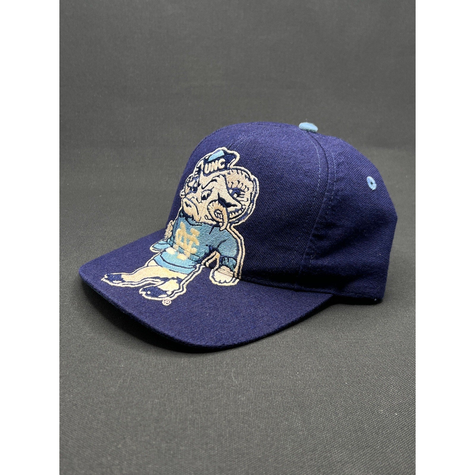 Vintage 1984 UNC Tar Heels Rameses Mascot Snapback by Signature Sportswear Rare