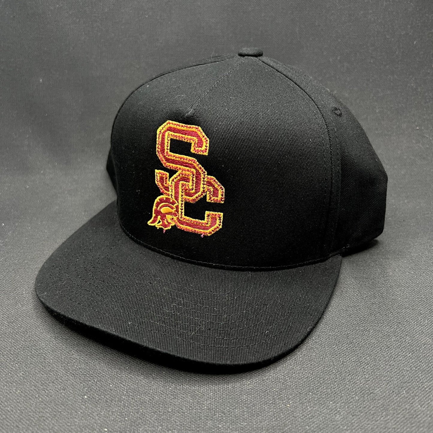 USC Trojans Alumni Snapback Hat Vintage Yupoong Black NCAA