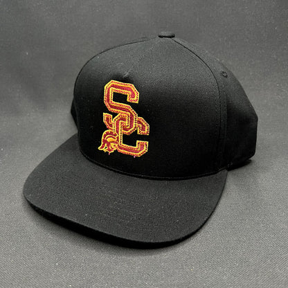USC Trojans Alumni Snapback Hat Vintage Yupoong Black NCAA