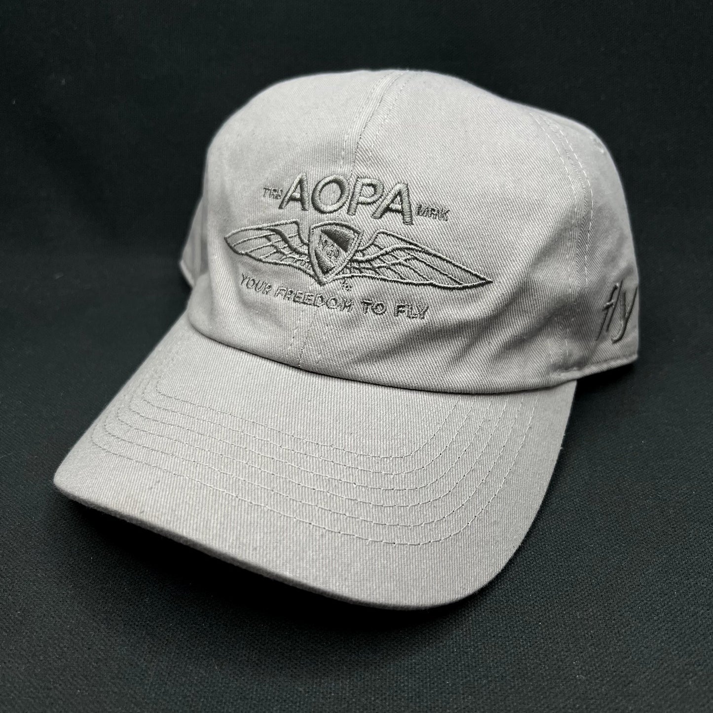AOPA Aircraft Owners & Pilots Association Strapback Hat Gray