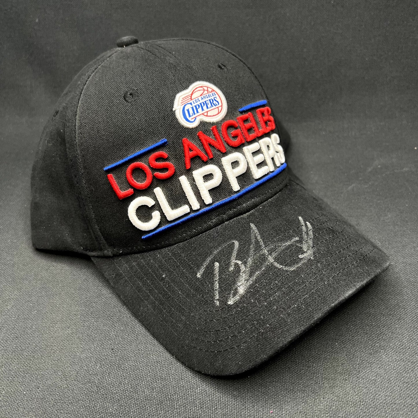 LA Clippers Strapback Hat Autographed Vintage OTB City Headwear
