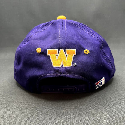 Vintage Washington Huskies The Game Snapback Hat Purple NCAA USA