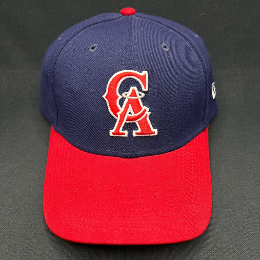 M/L Anaheim Angels Cooperstown New Era 39THIRTY Hat Navy Red MLB