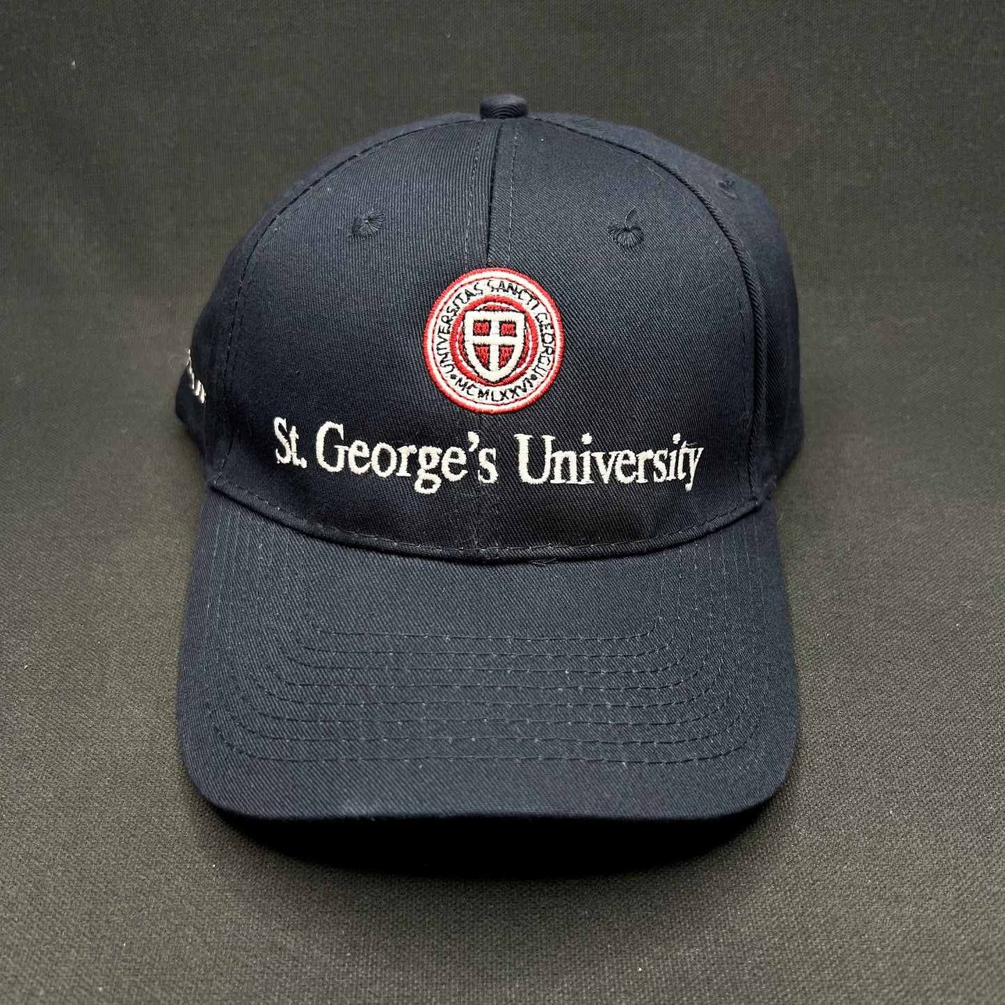 St. George’s University Strapback Hat Port & Company Medical School Cap Navy