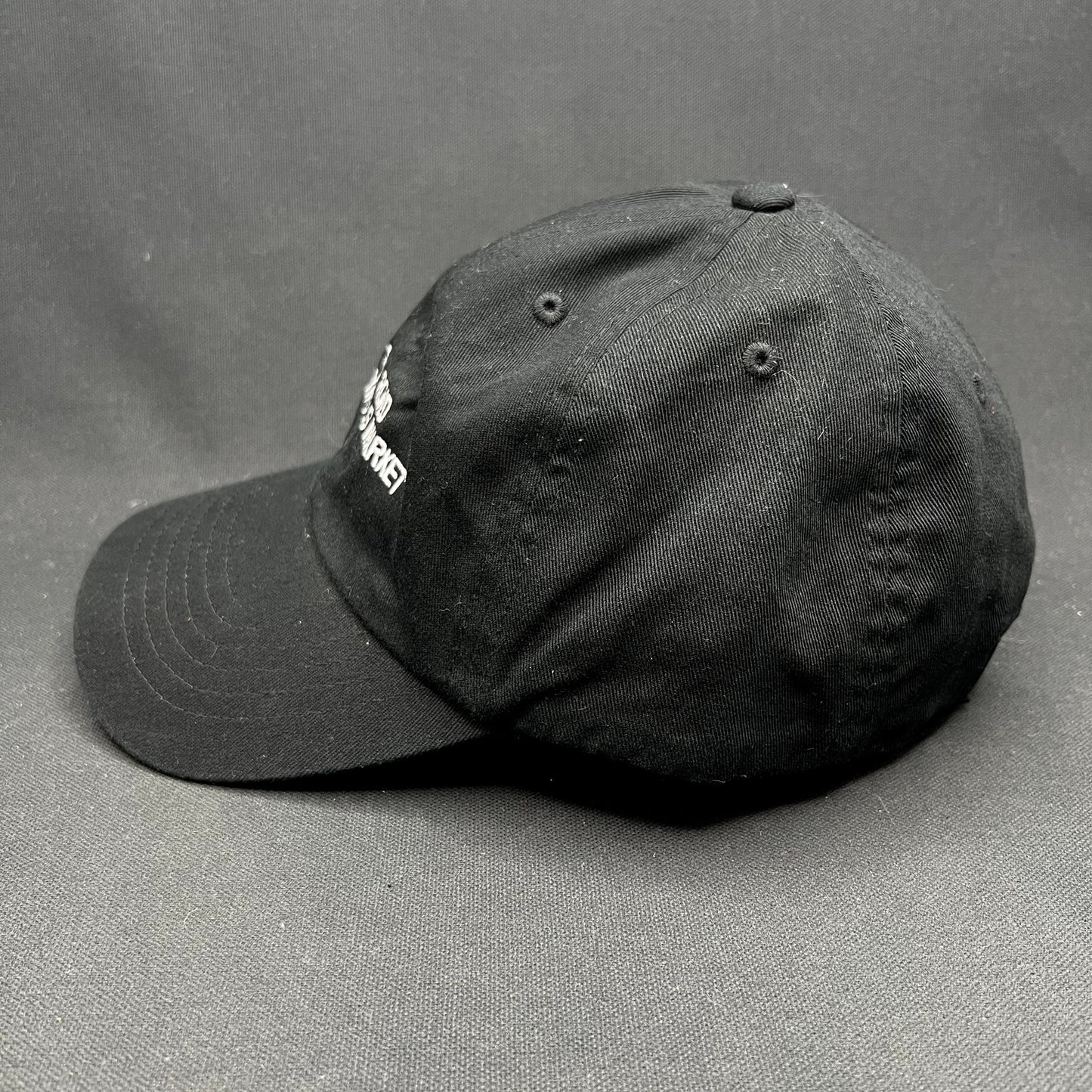 Silk Road Anonymous Market Strapback Hat Black Yupoong Dad Cap