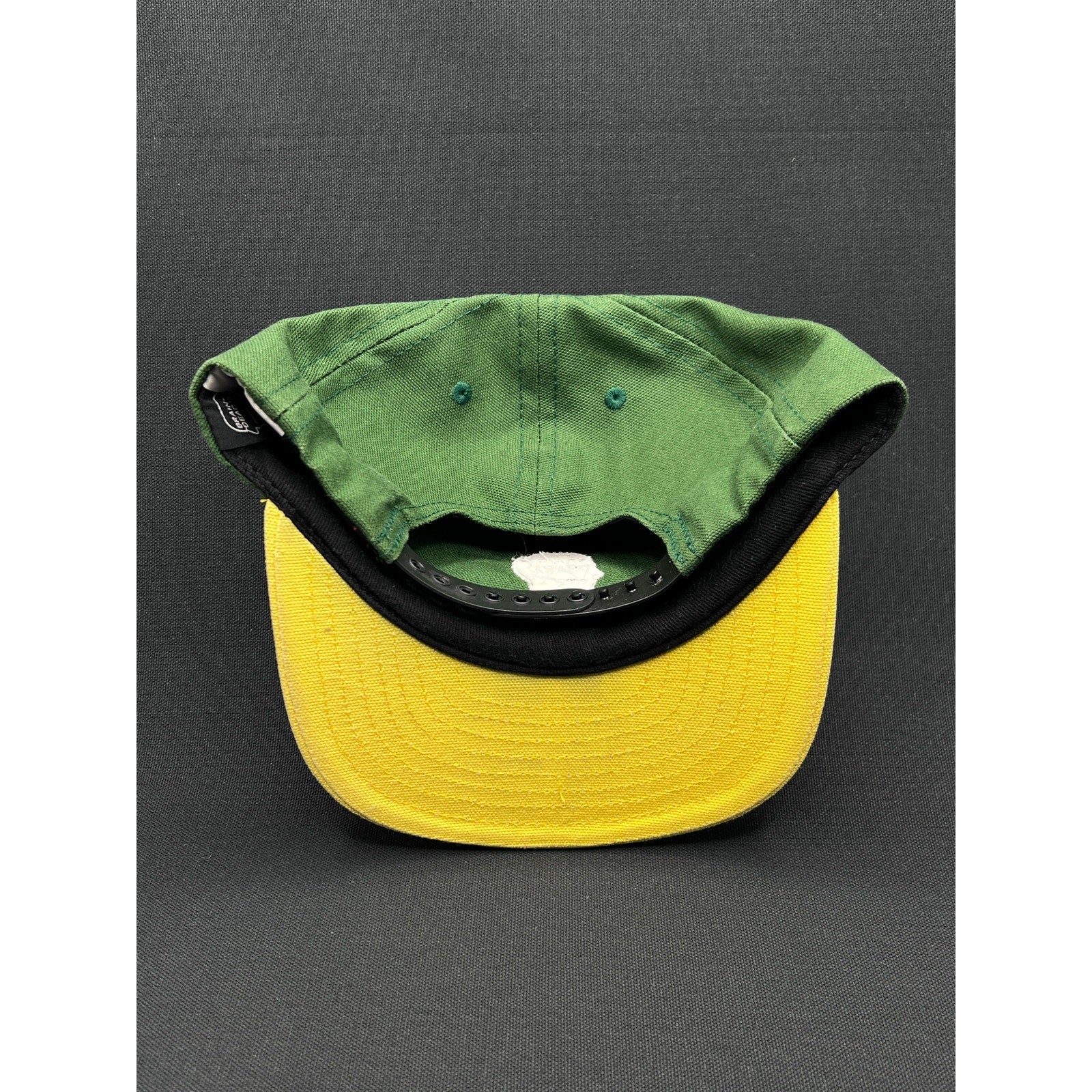 Brain Dead Skateboards Rare Green Yellow Snapback Hat Made in USA