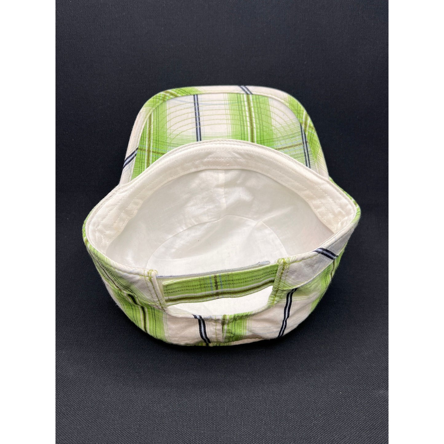 Disney Hannah Montana The Movie Plaid Cadet Cap – Green & White