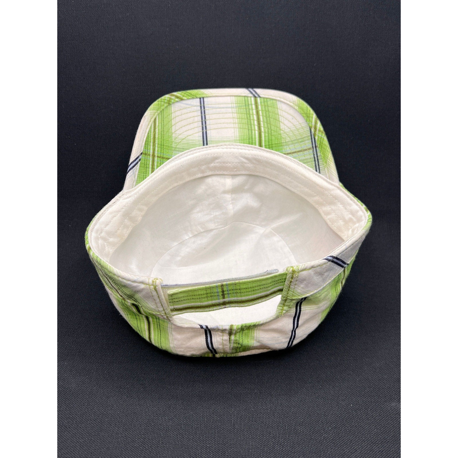 Disney Hannah Montana The Movie Plaid Cadet Cap – Green & White