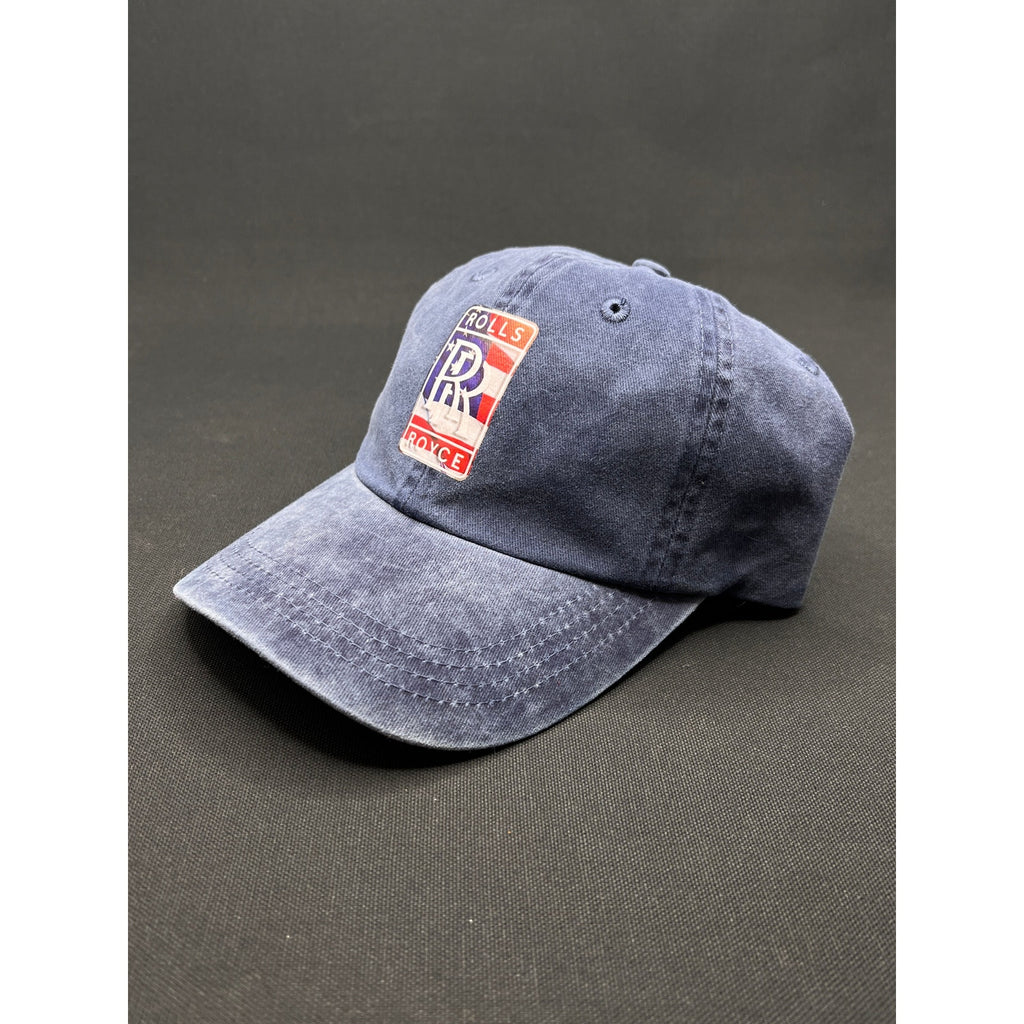 Rolls-Royce USA Logo Navy Dad Hat – Three In Brand Adjustable Cap
