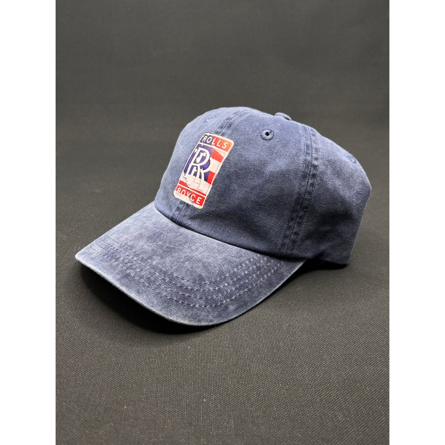 Rolls-Royce USA Logo Navy Dad Hat – Three In Brand Adjustable Cap