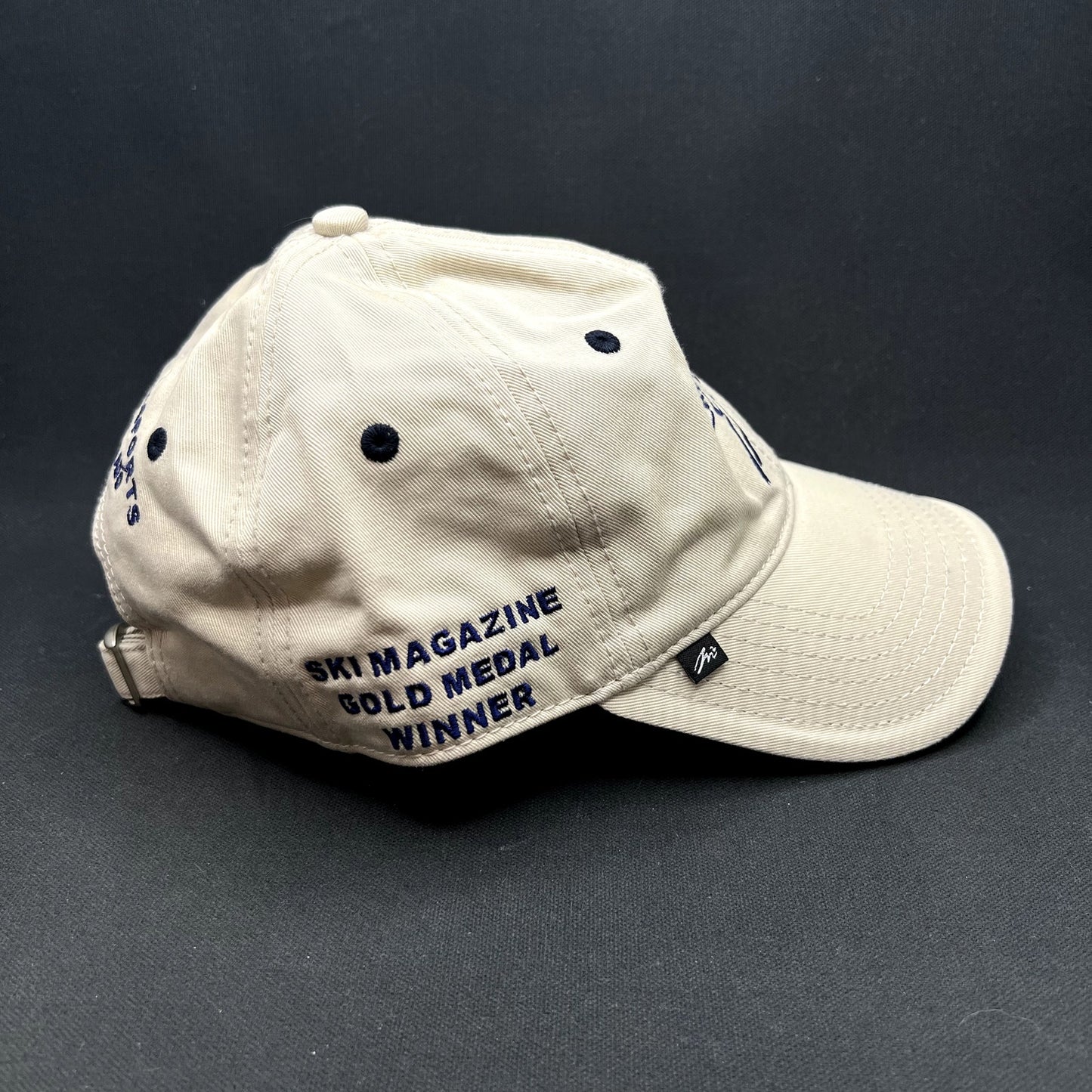 Vintage Aspen Ski Magazine Gold Medal Winner Strapback Hat Durrance Sports