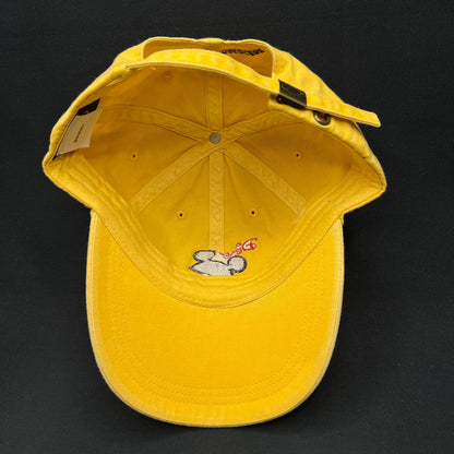 Disney VoluntEARS Strapback Hat Mickey Volunteer Staff Cap Yellow