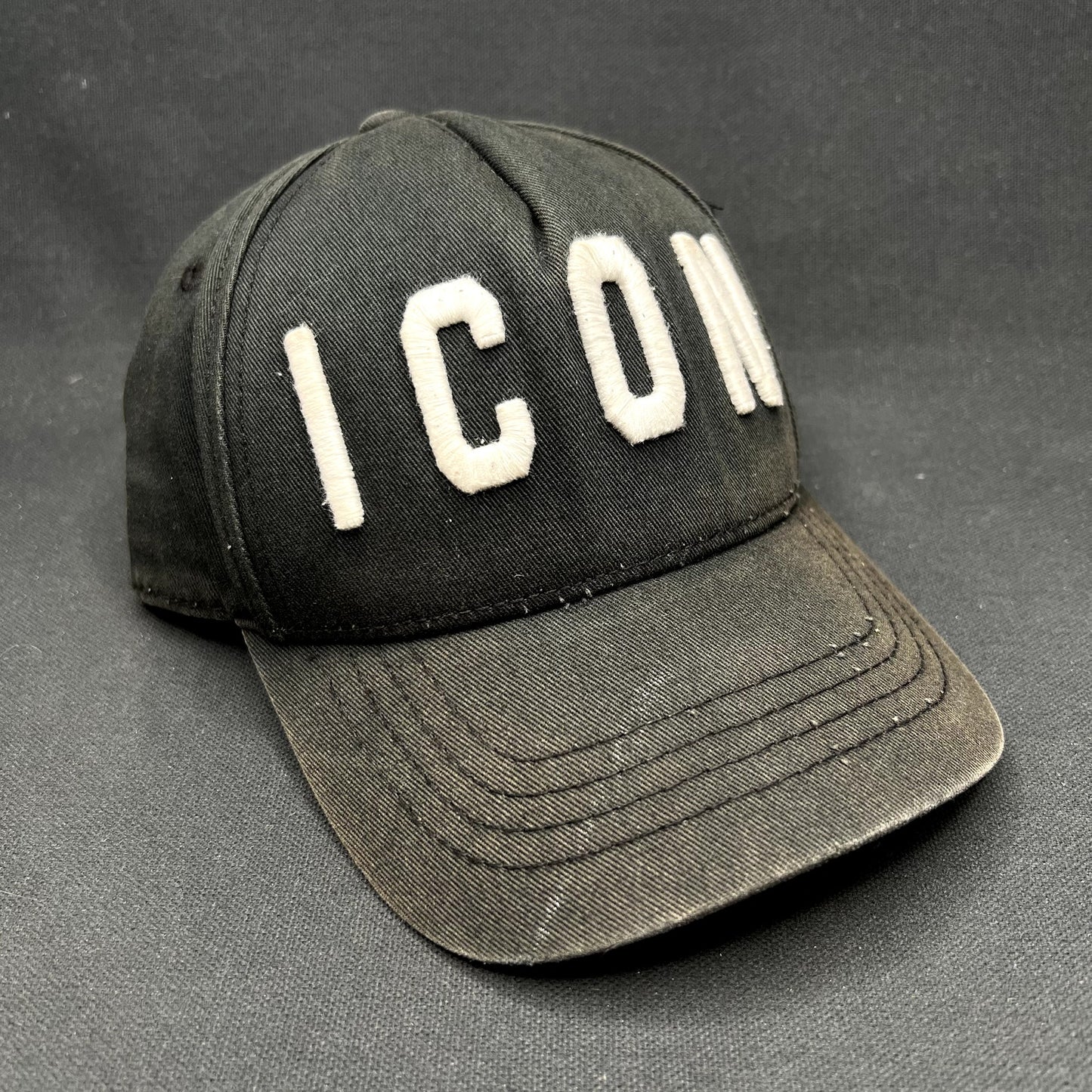 DSQUARED2 ICON Strapback Hat Black Designer Baseball Cap