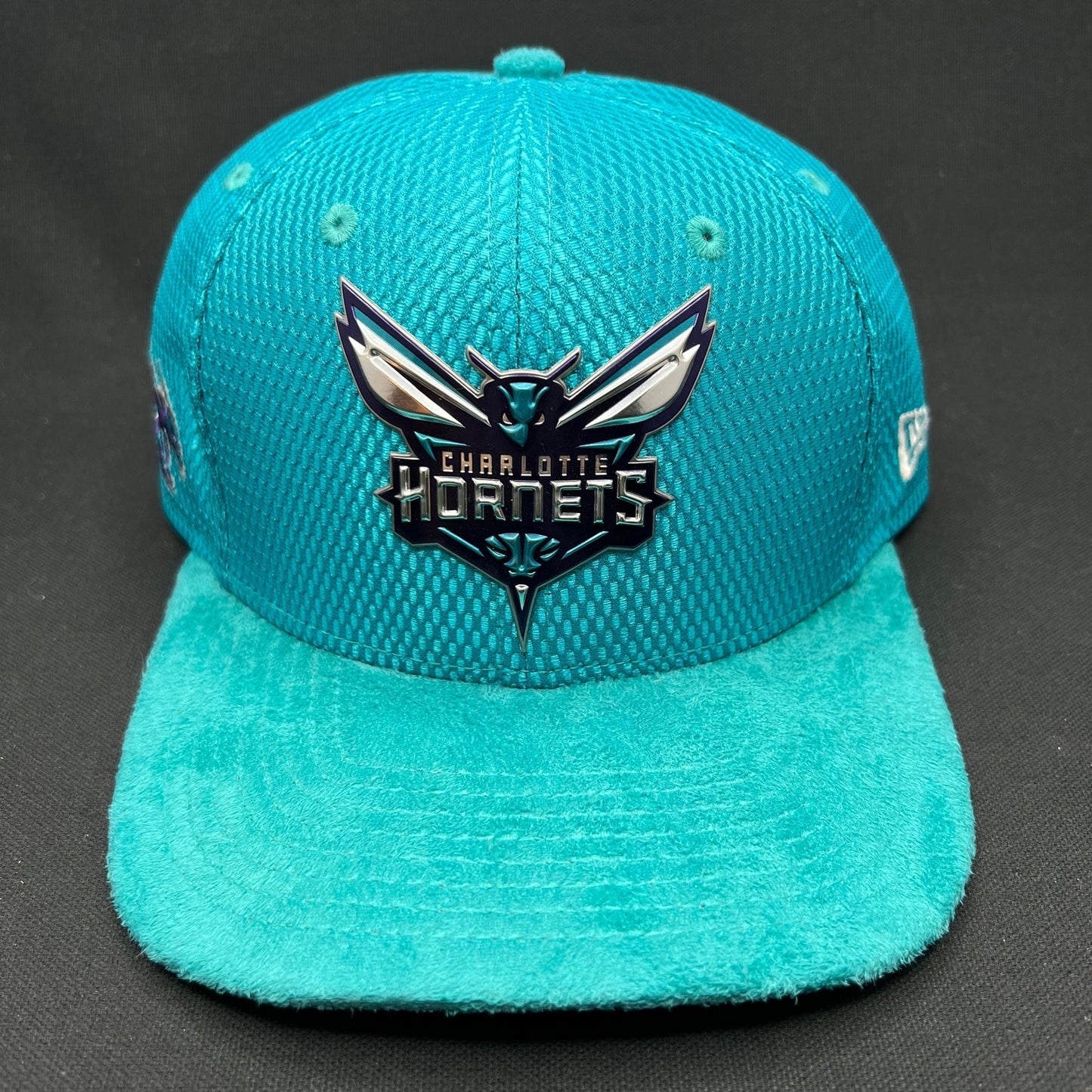Charlotte Hornets New Era 9FIFTY On Court Snapback Teal NBA Hat