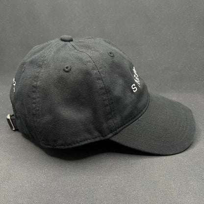 SpaceX Starship Strapback Hat Black Embroidered NASA Space Elon Musk