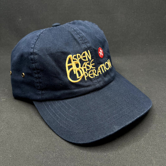 Vintage Aspen Base Operation Strapback Hat Aspen Ski Resort Falcon Headwear