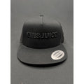 Gin & Juice by Dre & Snoop Snapback Hat – Black-on-Black Puff Embroidery Parental Advisory
