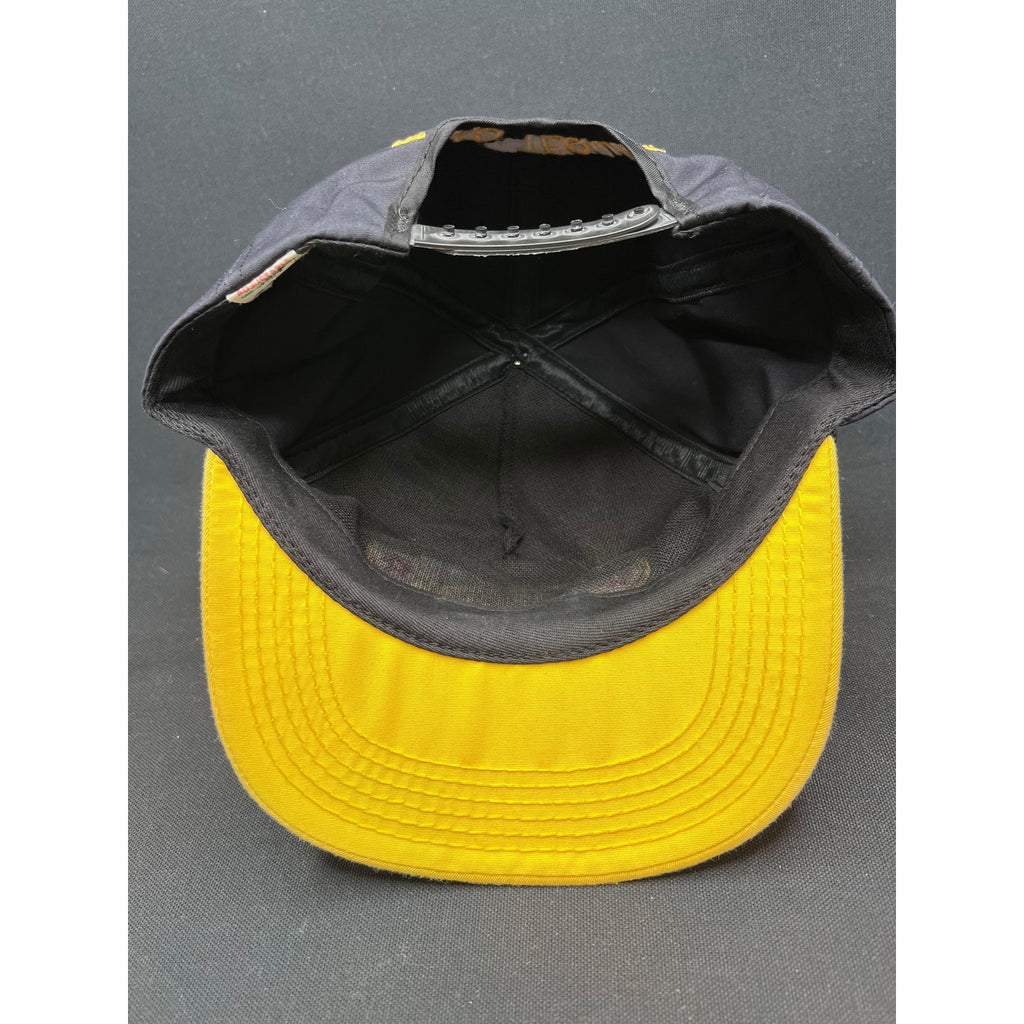 Vintage Jose Cuervo Primo Tequila Snapback Hat M&B Headwear USA Black & Gold