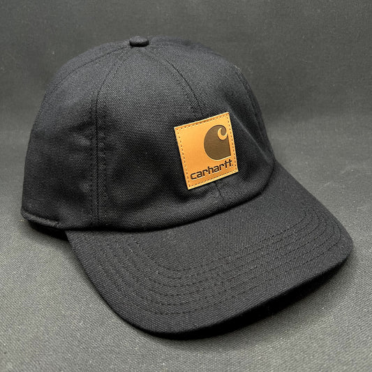 Carhartt Duck Canvas Ear Flap Hat Black Workwear Cap
