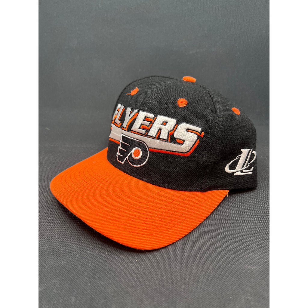 Vintage Philadelphia Flyers Snapback Hat Logo Athletic Collegiate Script Taiwan