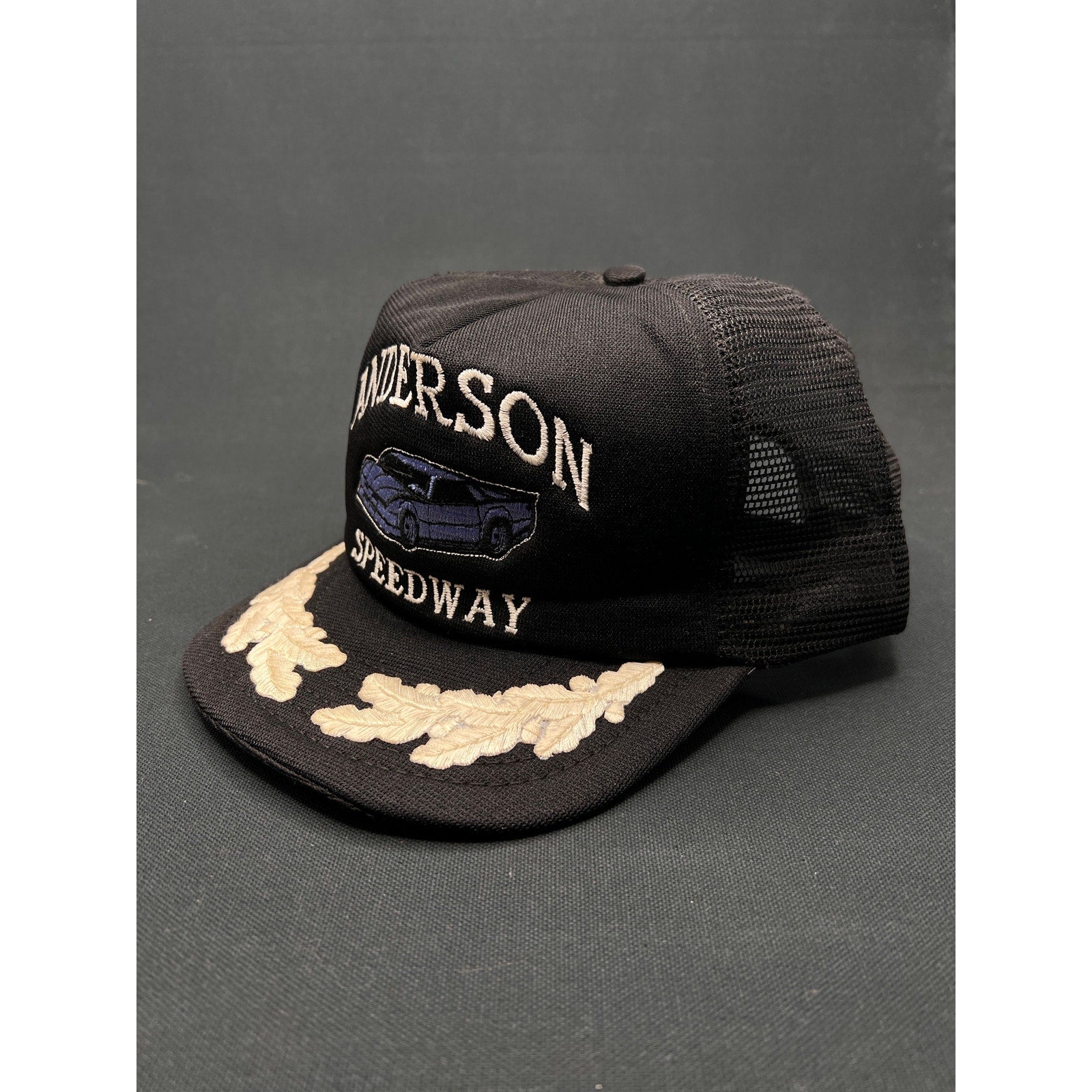 Vintage 1980s Anderson Speedway Racing Snapback Hat – Made in USA