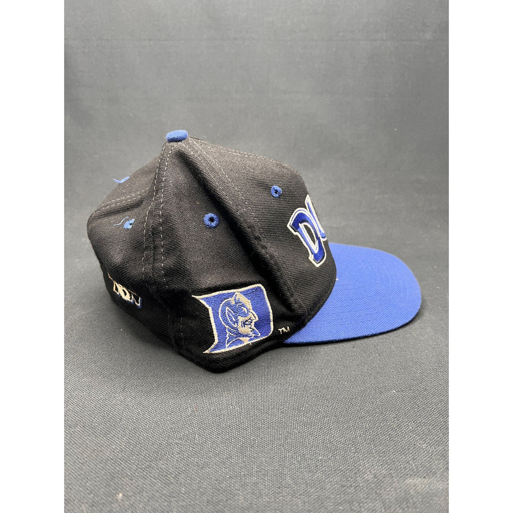 7 1/4 Rare Vintage 90s Duke Blue Devils Graffiti Snapback Hat Top of the World