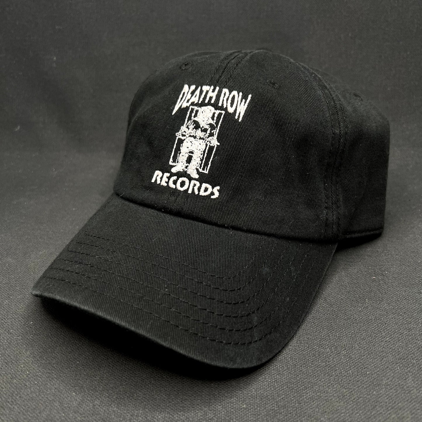 Death Row Records Strapback Hat Black Hip Hop Rap Logo Cap