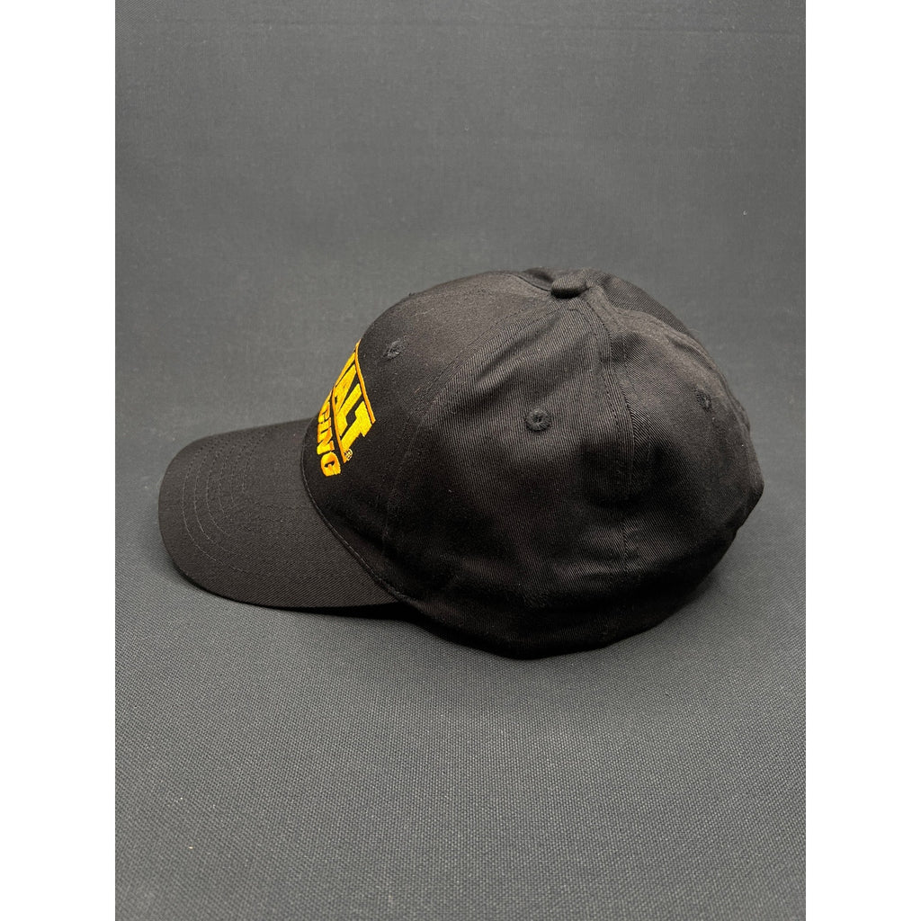 DeWALT Racing Hat Black Cotton Strapback Checkered Logo NASCAR Era