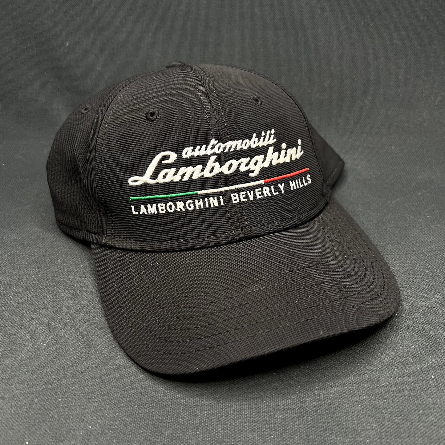 Lamborghini Beverly Hills Strapback Hat Black Otto Cap Italy Luxury