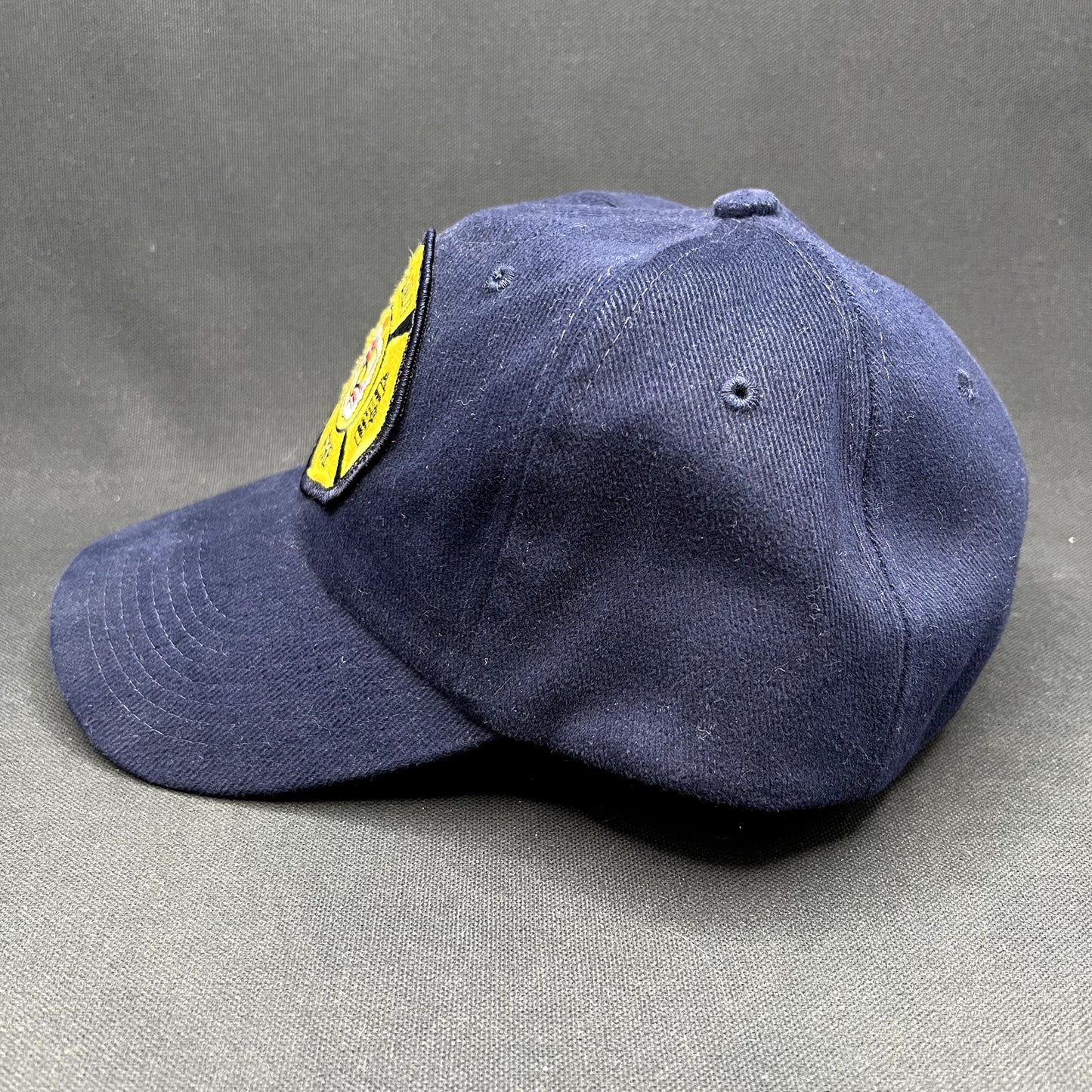 Vintage Honolulu Fire Department Strapback Hat Nissun Navy USA Patch