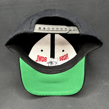 Vintage 1996 Rose Bowl Northwestern Wildcats Snapback Hat Korea