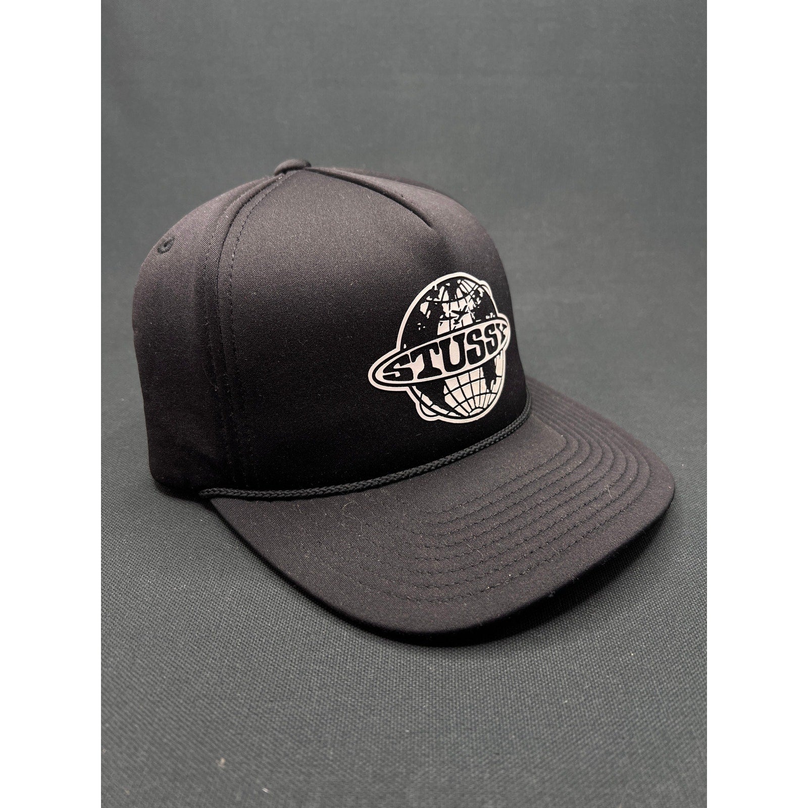 Rare Stussy Globe Logo Snapback – Rare Sample Edition (Not for Sale Tag)